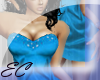 EC* Shimmer Dress Blue