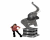 MJ-Grey Elephant Statue
