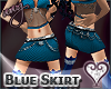 [wwg] Metal skirt blue