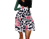 SpringRose Pleated Skirt