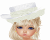 White Wedding Hat