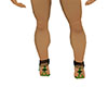 Flame Cross Feet Wraps
