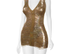 Sofia gold dress