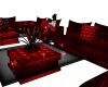 Red Hot Lava Sofa