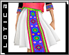 :: H.White Pleated Skirt