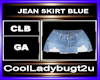 JEAN SKIRT BLUE