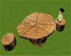 Log Table and Stools