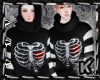 |K|Sweater Heart Bones F