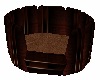 pet bed brown striped