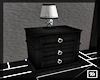 Black night stand