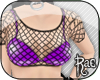 R: Purple PVC FishnetTop