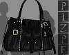 *PZ BlackLeather Handbag