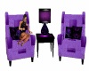 MJ-2Tone Purple Chairs