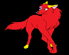 Fire Wolf Sticker