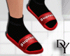 sandals + socks  Supremo