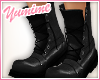 [Y] Leather Boots ~Black