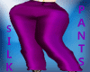Purple Silk Pants