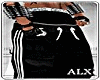 [Alx]Black Rap Pant