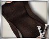 *V* Brown Knit Sweater