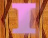 Pink and Purple Letter I