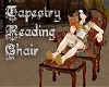 Tapestry reading chair