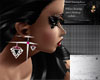 [J] Lust spike earrings