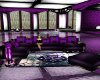 purple glass couch