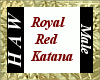Royal Red Katana M