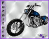 (1NA) HD Blue Skul Bike