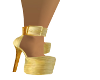 SHOES SASSY GOLD