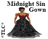 *TLC*Midnight Sin Gown