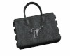 G.Z. Crocodile Tote Blk