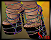 Neon Rope Heels