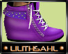 LS~ALL STAR SHOES PURPLE