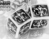 ♱ chrome dice