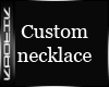 {k} custom necklace