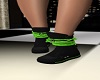 Green/Black Sneakers