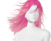 Hot Pink Blowing Hair