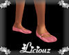 :L:FlowerGirl Shoes Rose