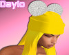 Remy Hat Hair -Yellow