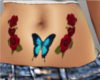 Rose's/w butterfly tat