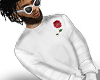 Rose Sweatshirt Tucked