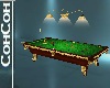 Upscale Pool Table Green