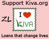 I love Kiva.org stamp