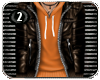 [T] Orange Shirt/Leather