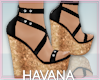 +H+ Corked Wedges BLK