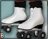 Roller Skates Black Sock