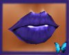 Lips blue purple