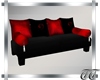 Black and Crimson Couch