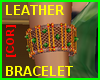 [cor] Leather bracelet R